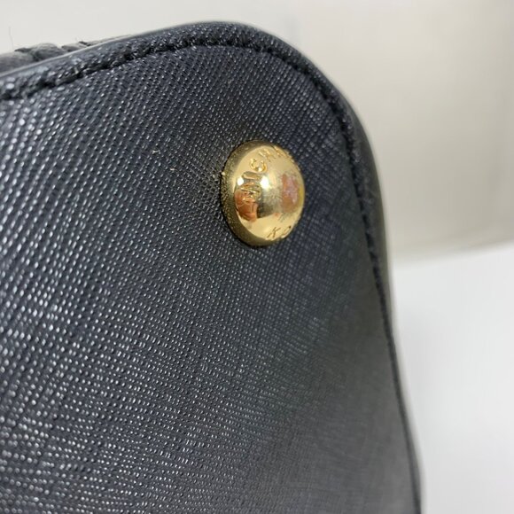 MK Michael Kors Jet Set Black Saffiano Leather Multifunction Pocket Tote Bag - Picture 6 of 16